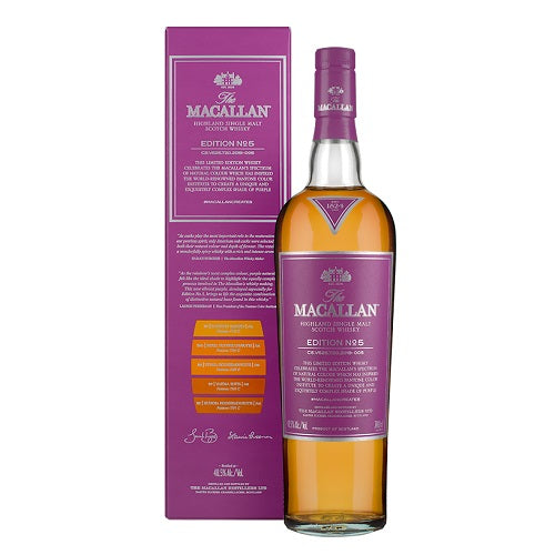Macallan Edition No. 5 with Free Jim Murray Whisky Bible - The Whisky Shop Singapore