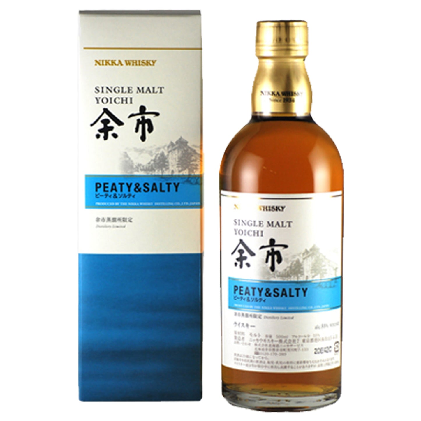 Nikka Yoichi 余市 Peaty & Salty Distillery Limited Single Malt Japanese Whisky ABV 55% Vol 500ml / 50cl