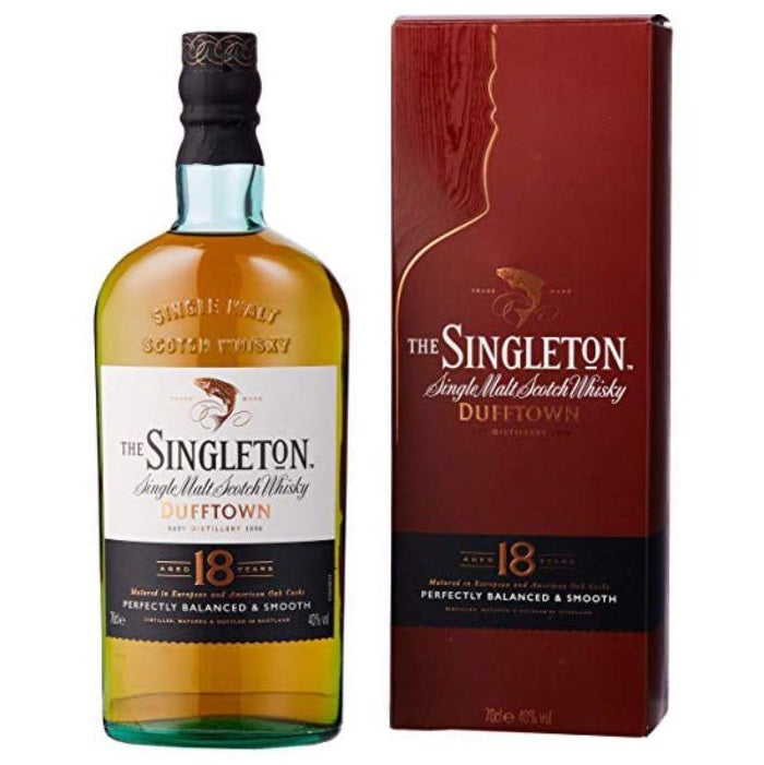 The Singleton of Dufftown Aged 18 Years Matured in European and American Oak Casks Single Malt Scotch Whisky ABV 40% Vol 70cl / 700ml
