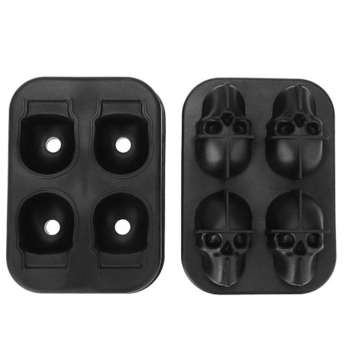 Skull-Shaped Silicone Ice Cube Maker - The Whisky Shop Singapore