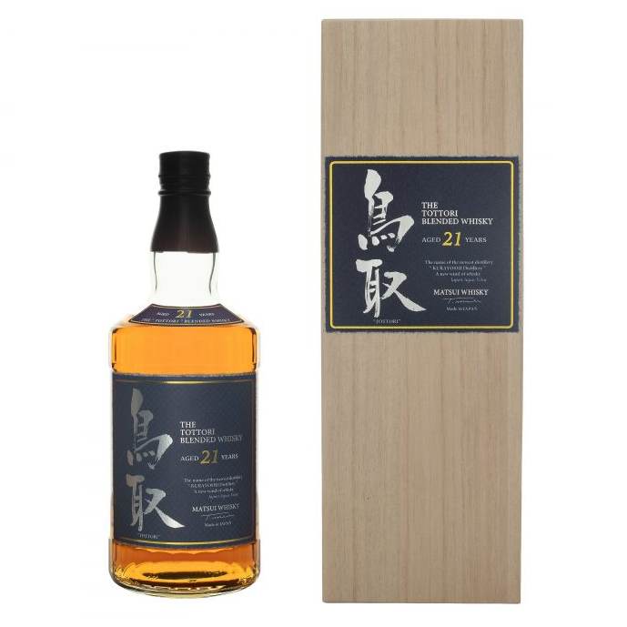 The Tottori 鳥取 Blended Whisky 21 Year Old Matsui Whisky Made in Japan ABV 50% Vol 700ml / 70cl