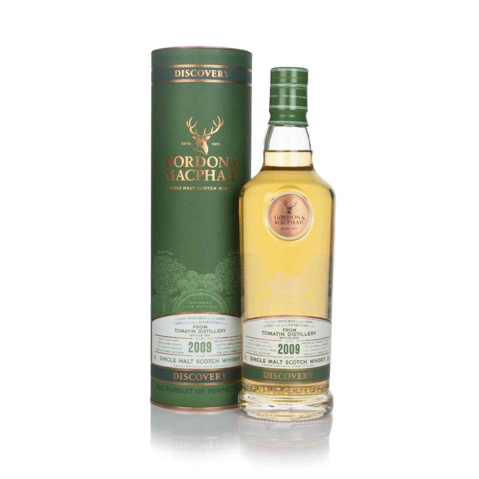 Tomatin Distillery 2009 Gordon & Macphail 11 Year Old Discovery Speyside Single Malt Scotch Whisky ABV 43% Vol 70cl /700ml (With Gift Box)