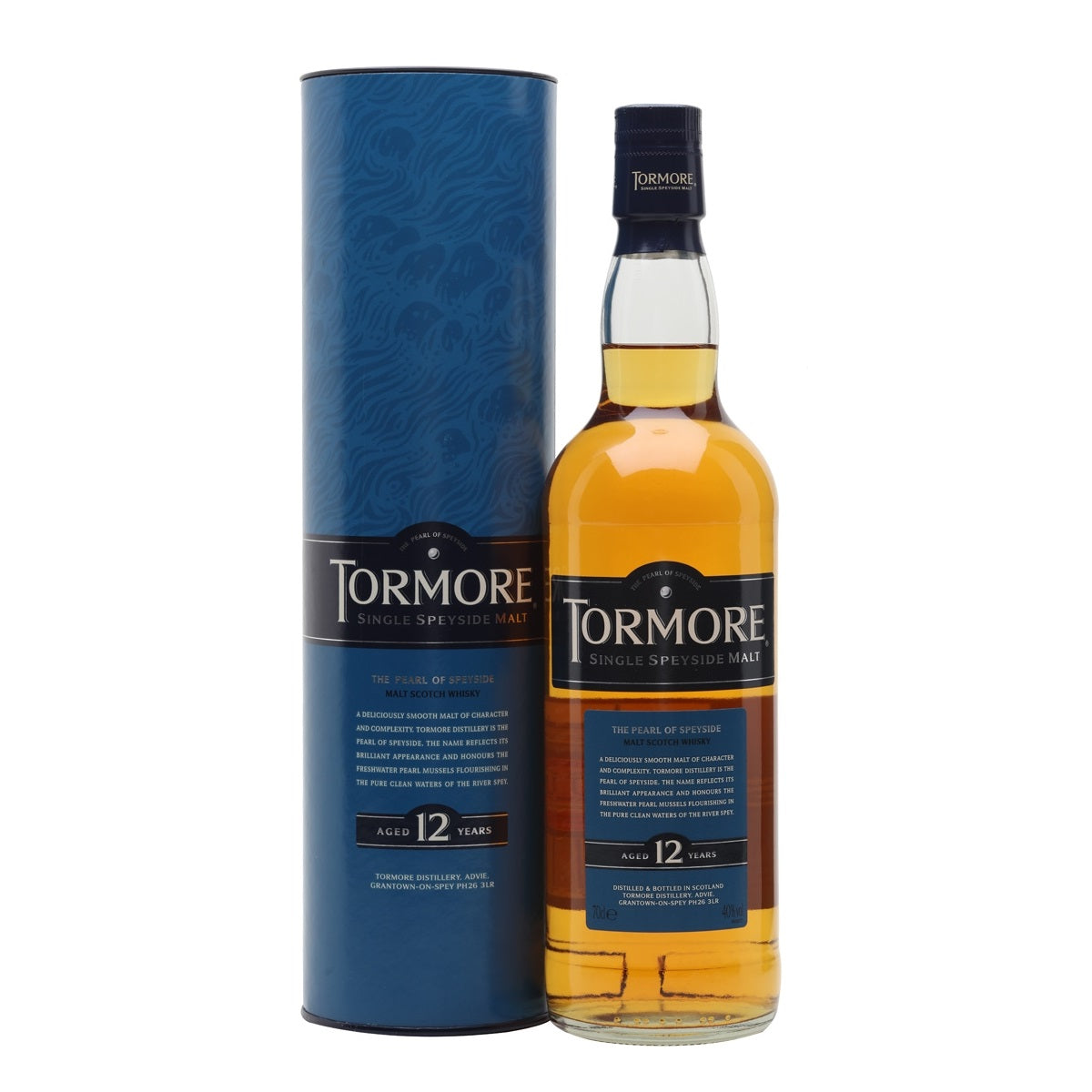 Tormore Aged 12 Years Old Single Speyside Malt ABV 40% Vol 70cl / 700ml (With Gift Box)