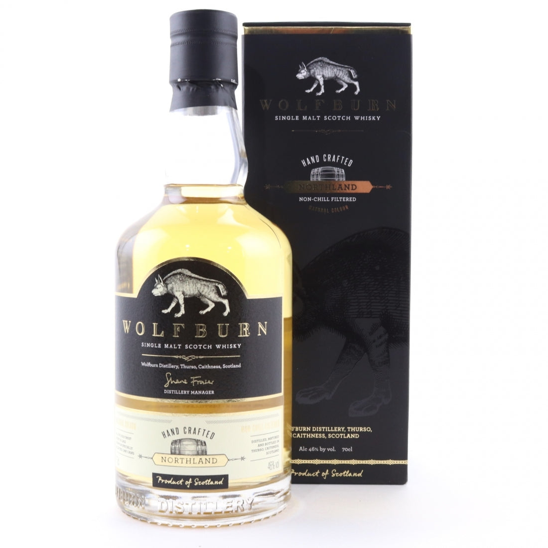 Wolfburn Northland Highland Single Malt Scotch Whisky ABV 46% Vol 70cl / 700ml (With Gift Box)