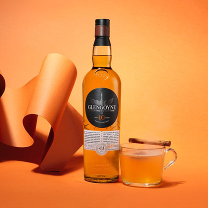 Glengoyne 10 Year Old Barley Dry by Air Hand Selected Sherry Casks from European and American Oak Highland Single Malt Scotch Whisky ABV 40% Vol 700ml / 70cl (With Gift Box)