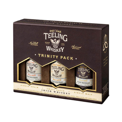 Teeling Trinity Mini (Single Grain / Single Malt / Small Batch) Irish Whiskey Gift Set ABV 46% 3x50ml