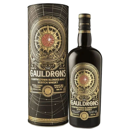 Douglas Laing's The Gauldrons Specialist Small Batch Bottling Non Chill Filtered No Colouring Campbeltown Blended Malt Scotch Whisky ABV 46.2% 70cl/700ml With Gift Box