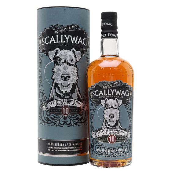 Douglas Laing Scallywag 10 Years Old Speyside Blended Malt Scotch Whisky ABV 46% 70cl With Gift Box
