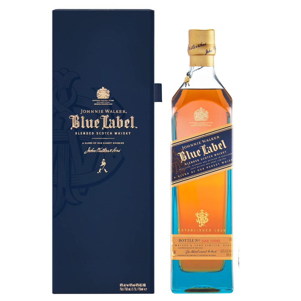 Bundle of 2 Bottles Johnnie Walker Blue Label 750ml with Gift Box