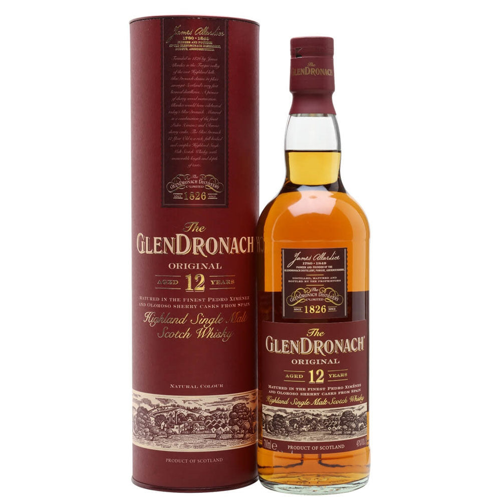 Bundle of 2 Bottles Glendronach 12 Year Old Single Malt Whisky 700ml