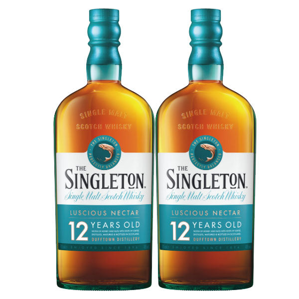 Bundle Deals - 2 Bottles Singleton 12 Year Old 700ml + Tote bag, Ice Ball Mould and Whisky Stone