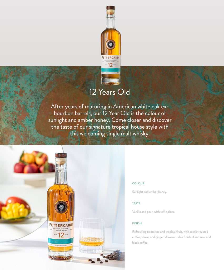Fettercairn 12 Year Highland Single Malt Whisky ABV 40% 700ml