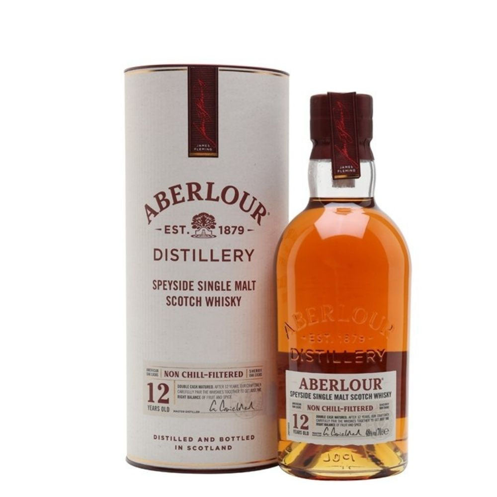 Aberlour 12 Year Non Chill Filtered Speyside Single Malt Scotch Whisky ABV 48% 700ml