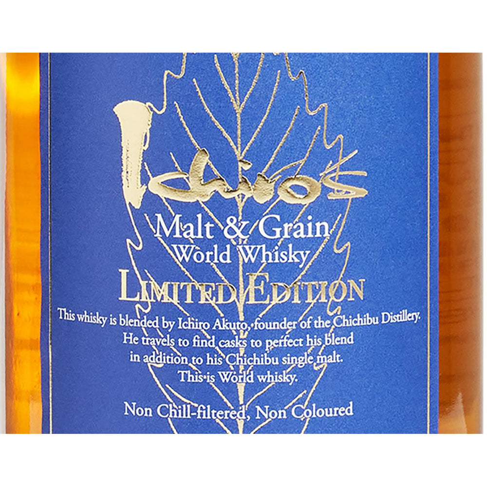 Ichiro's Malt & Grain World Blended Whisky Limited Edition ABV 48% Vol 70cl / 700ml (With Gift Box)
