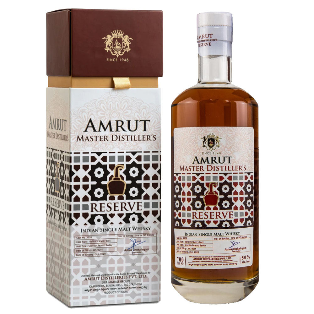 Amrut Master Distiller's Reserve Indian Single Malt PX Sherry Butt ABV 50% 700ml