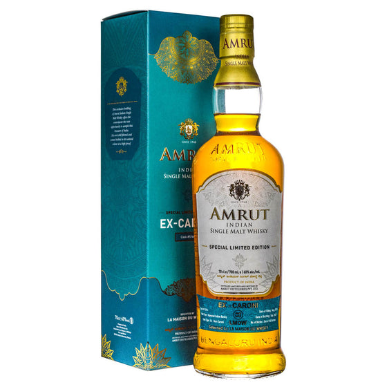 Amrut 2014 Indian Single Malt Special Limited Edition Ex-Rum Caroni Single Cask #5144 ABV 60% 700ml