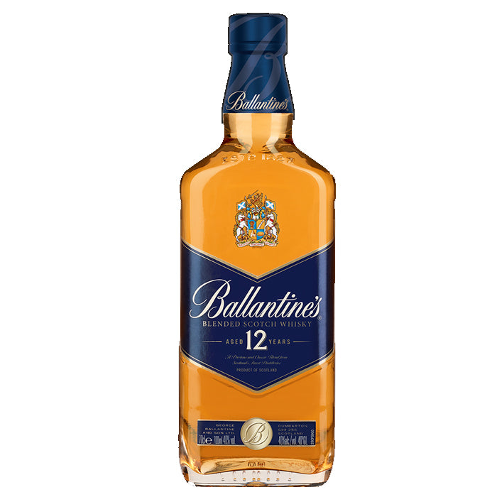 Ballantine's 12 Year Old Fully Oak Matured Blended Scotch Whisky ABV 40% 75cl/750ml (No Box)