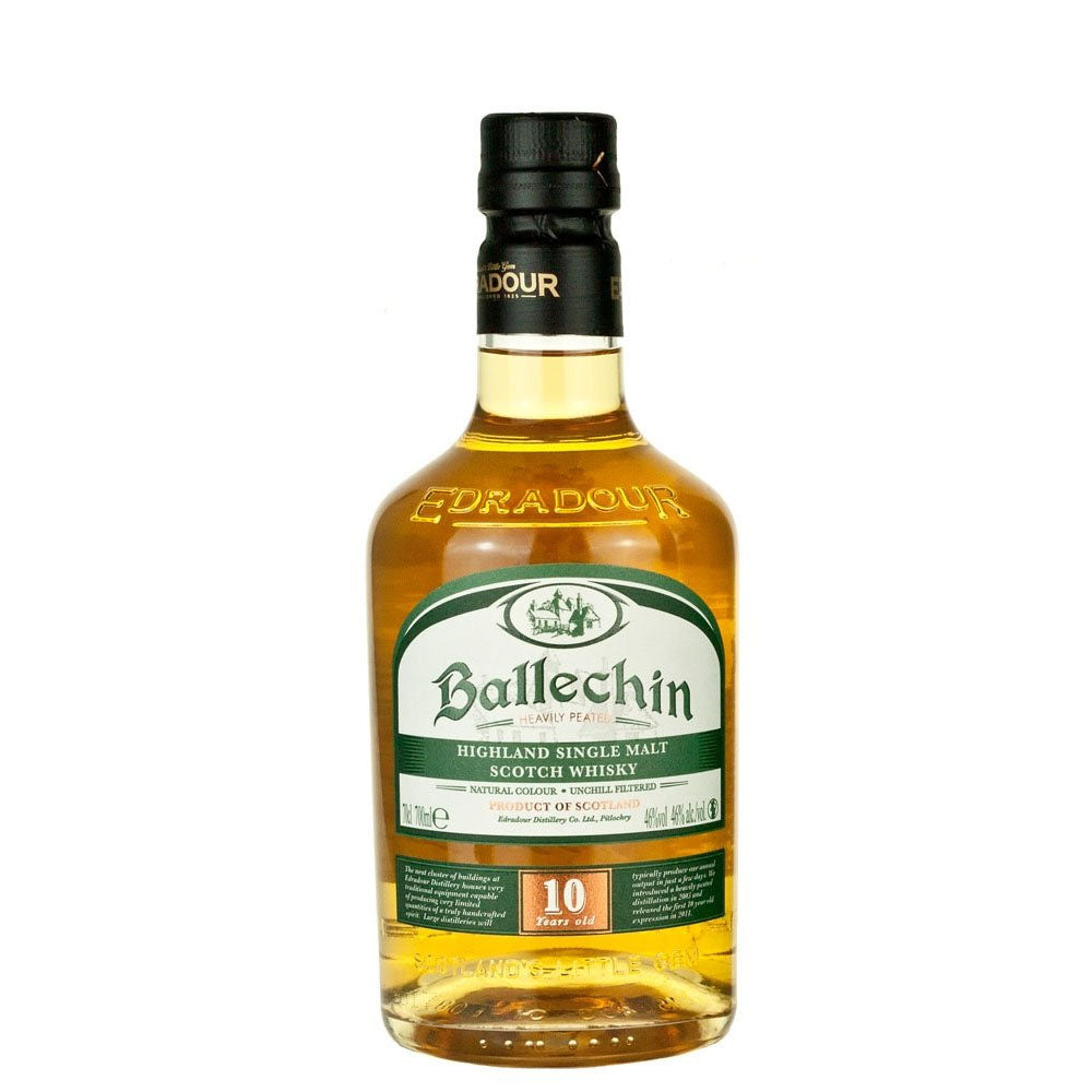 Ballechin 10 Years Heavily Peated Highland Single Malt Scotch Whisky ABV 46% 700ml