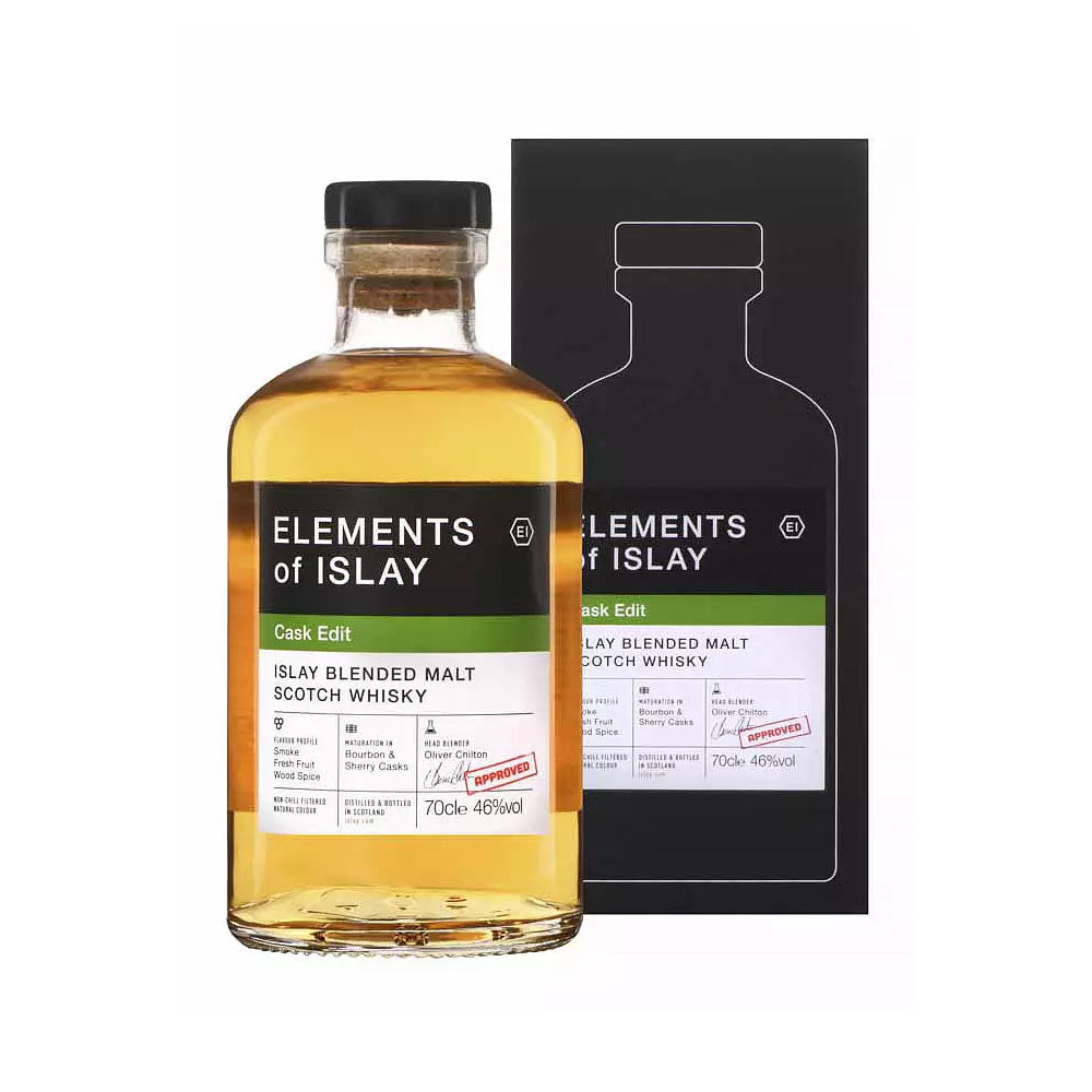 Elements Of Islay Cask Edit Blended Malt Scotch Whisky ABV 46% Vol 70cl / 700ml
