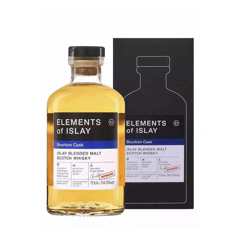 Elements Of Islay Bourbon Cask Blended Malt Scotch Whisky ABV 54.5% 700ml