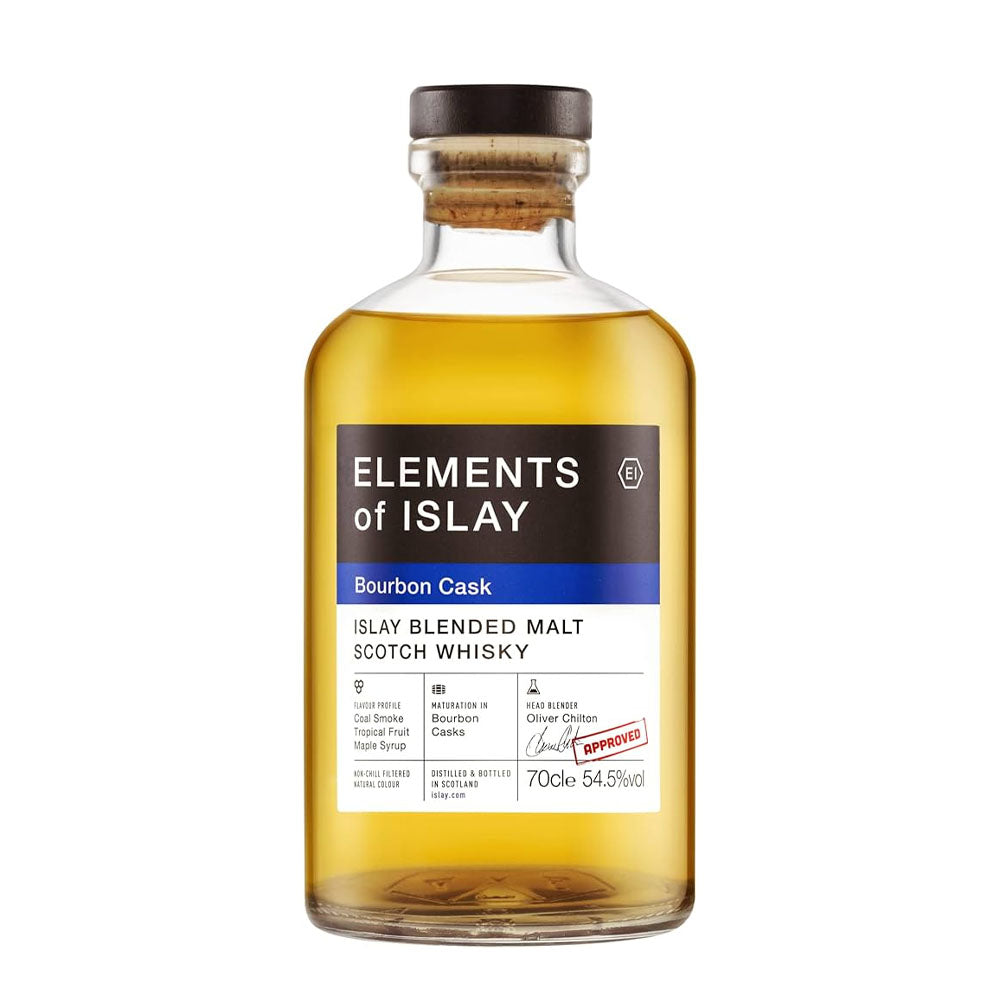 Elements Of Islay Bourbon Cask Blended Malt Scotch Whisky ABV 54.5% 700ml