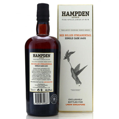 Hampden Estate 10 Year Old 2010 LROK Single Cask #495 LMDW Singapore Edition 2020 ABV 62.2% 700ml