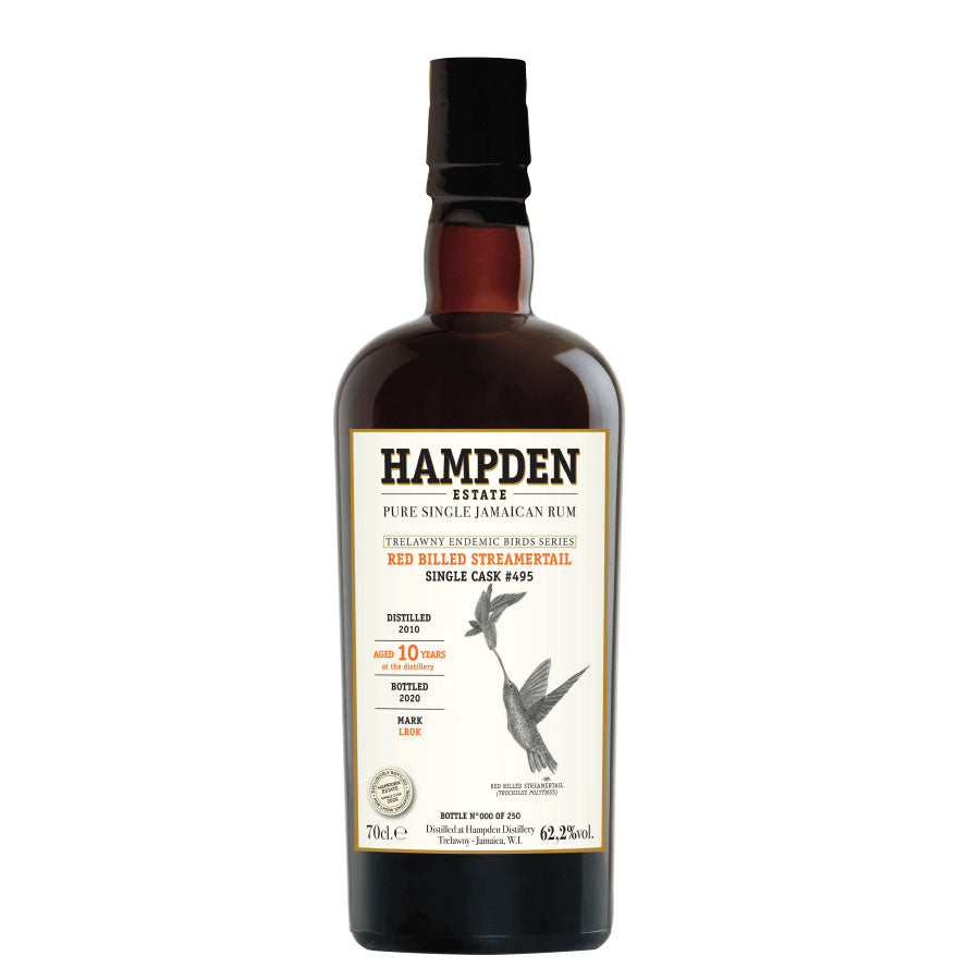 Hampden Estate 10 Year Old 2010 LROK Single Cask #495 LMDW Singapore Edition 2020 ABV 62.2% 700ml
