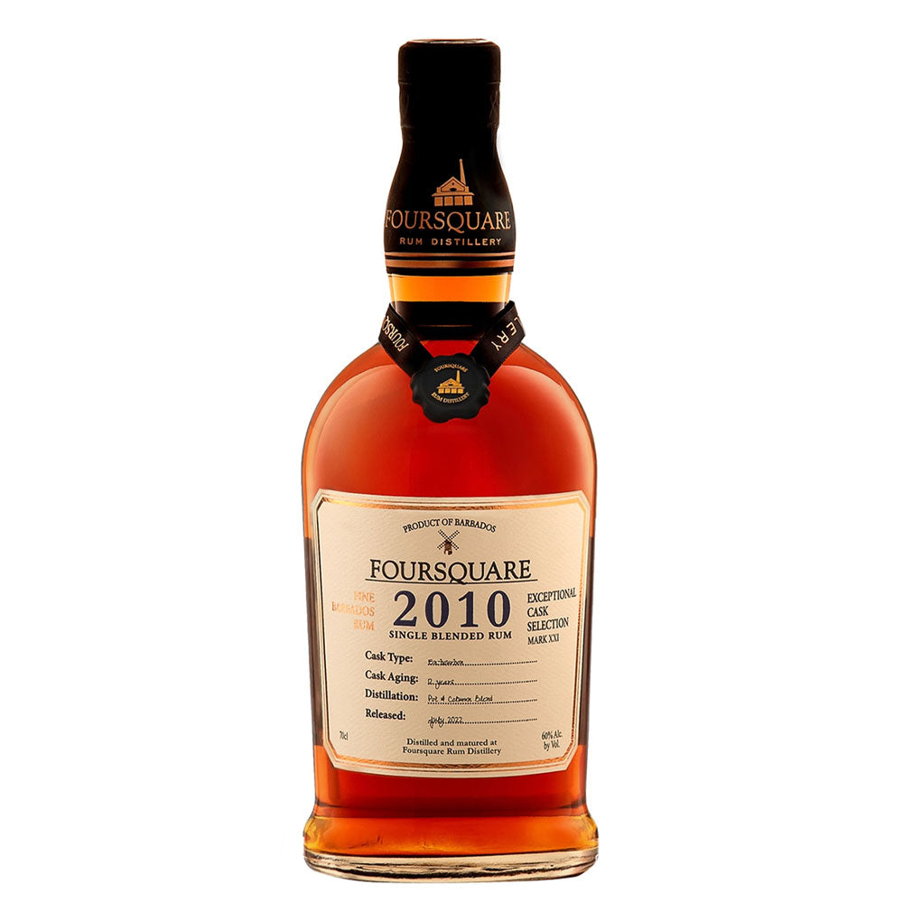 Foursquare 2010 12 Year Exceptional Cask Single Blended Rum ABV 60% 700ml