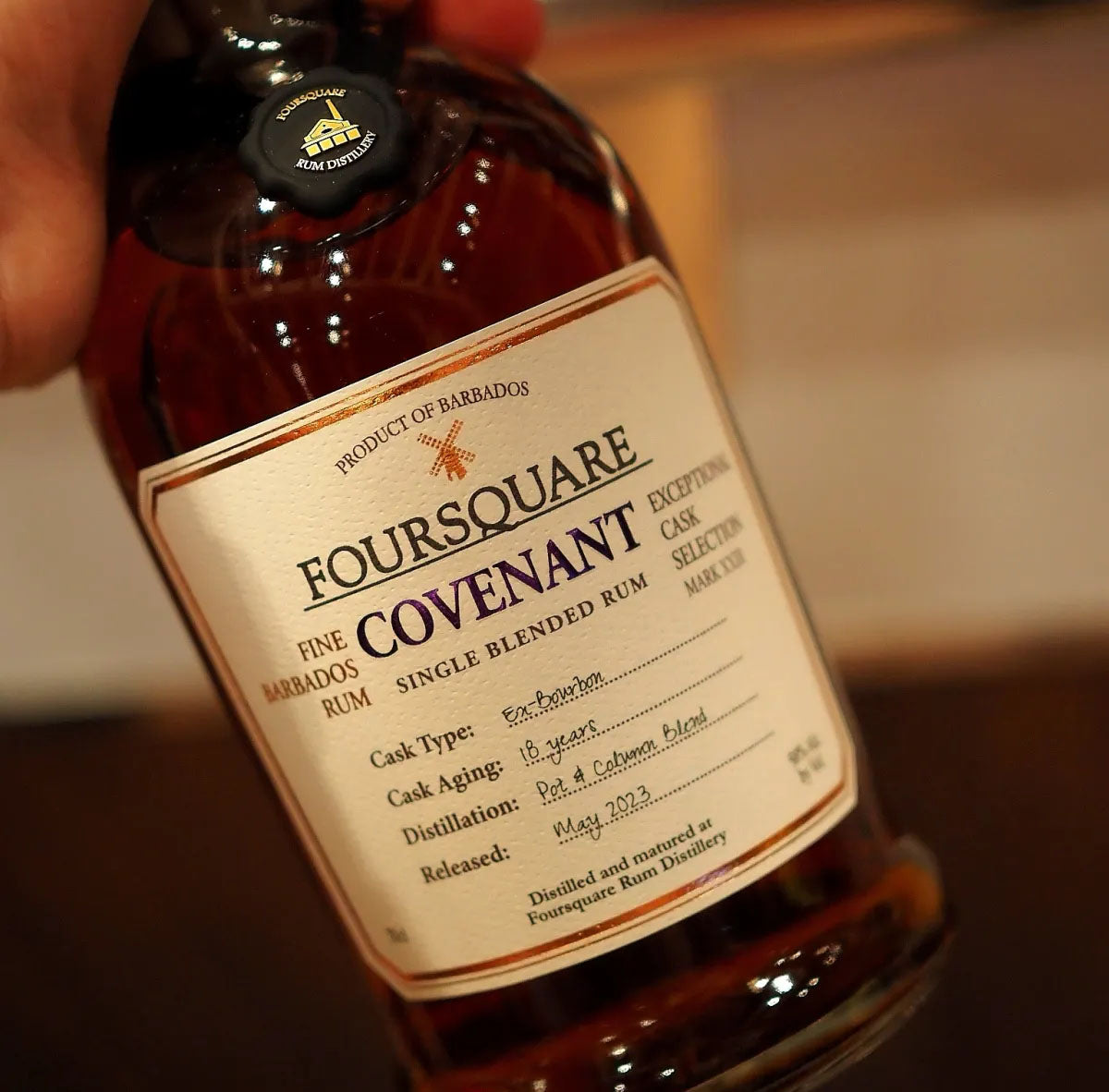 Foursquare Covenant Exceptional Cask Selection Mark XXIII Single Blend Rum ABV 58% 700ml