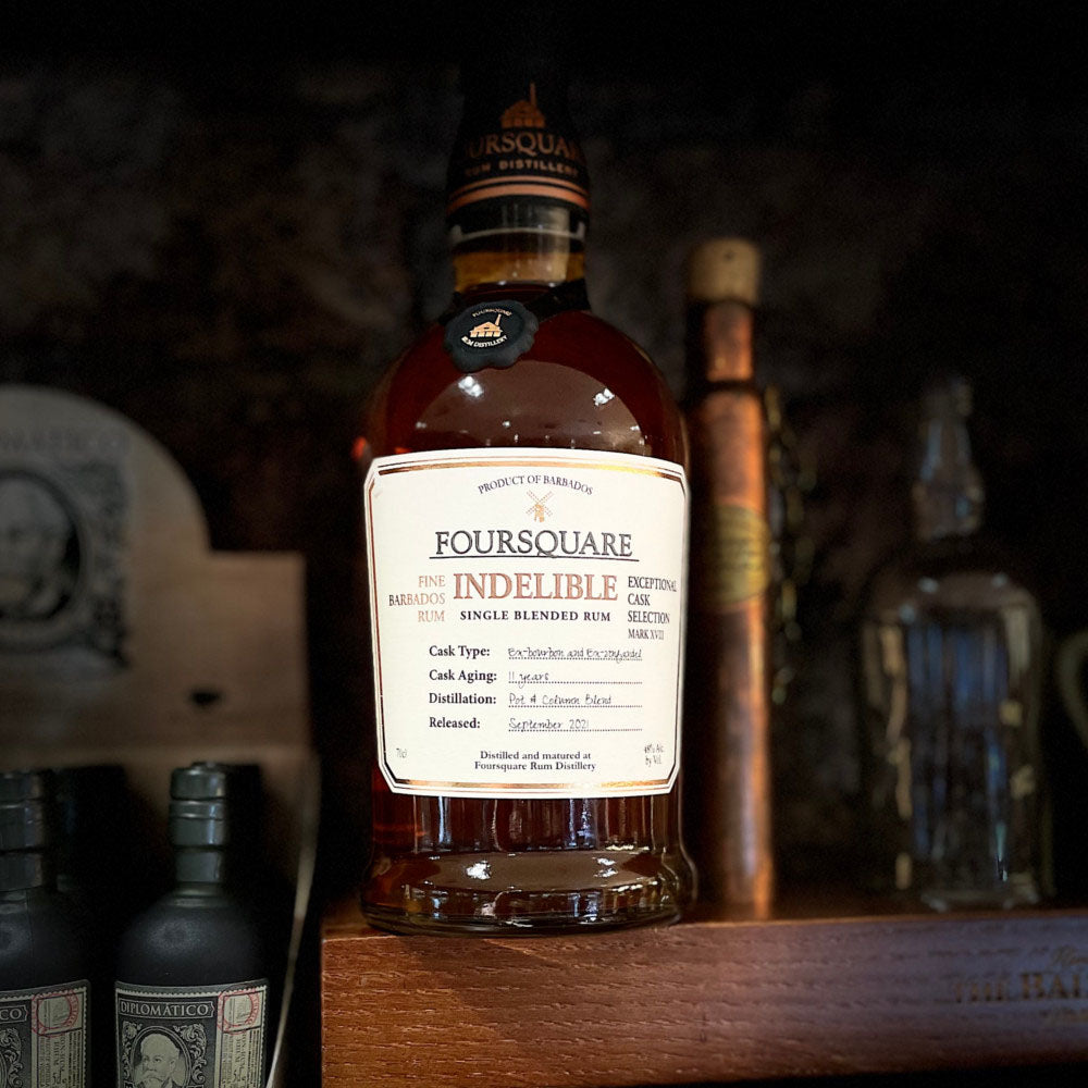 Foursquare Indelible Exceptional Cask Selection Mark XVIII Single Blend Rum ABV 48% 700ml