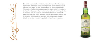 The Glenlivet 12 Years of Age Single Malt Scotch Whisky ABV 43% Vol 75cl / 750ml (Bundle of 2 Bottles Agent Stock, Old Design - No Box)