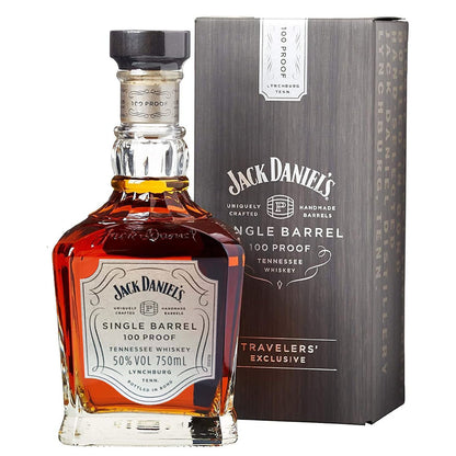 Jack Daniel's Single Barrel 100 Proof Travelers' Exclusive Tennessee Whiskey ABV 50% Vol 75cl / 750ml