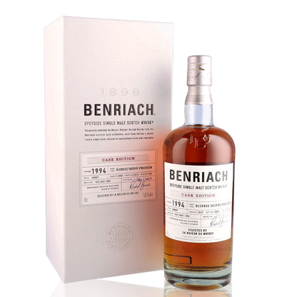 BenRiach 1994 27 Year Old Smoky Cask Edition Cask No. 2059 Speyside Single Malt Scotch Whisky ABV 53% Vol 700ml / 70cl (With Gift Box)