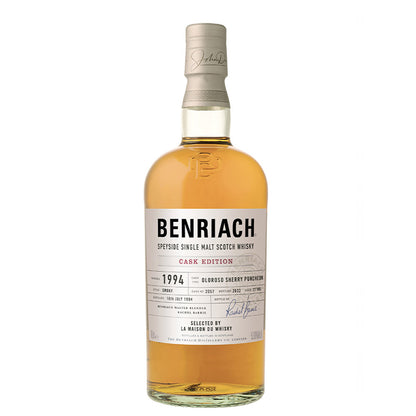 BenRiach 1994 27 Year Old Smoky Cask Edition Cask No. 2059 Speyside Single Malt Scotch Whisky ABV 53% Vol 700ml / 70cl (With Gift Box)