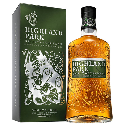 Highland Park Spirit Of The Bear Kirkwall Isle of Orkney Single Malt Scotch Whisky ABV 40% Vol 100cl / 1000ml / 1L