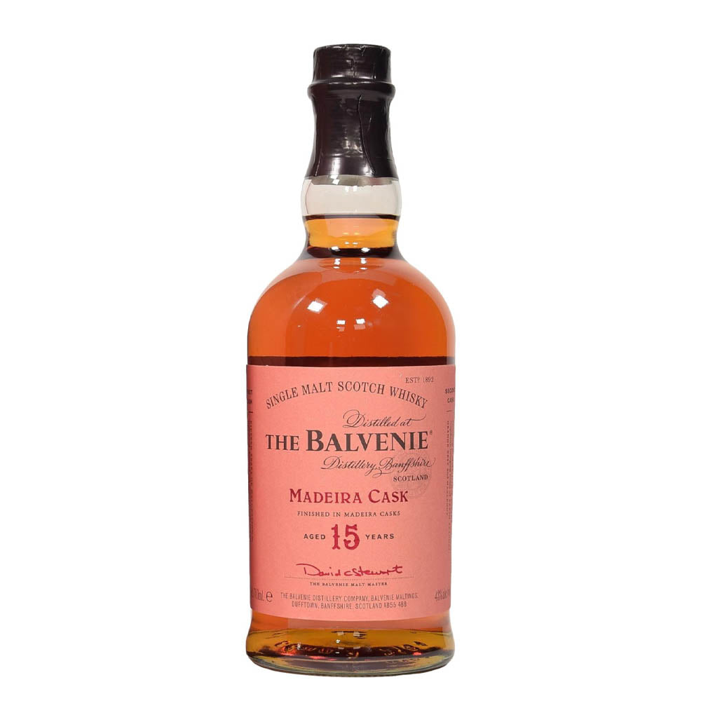 The Balvenie Aged 15 Years Finished in Madeira Casks Single Malt Scotch Whisky ABV 43% Vol 70cl / 700ml (with Gift Box)