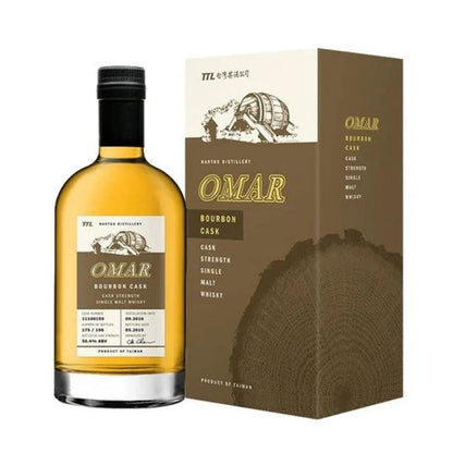 Omar Bourbon Cask Strength Single Malt Whisky Product of Taiwan Nantou Distillery ABV 55.7% Vol 70cl / 700ml
