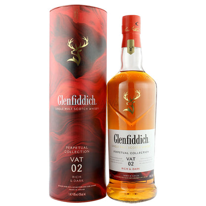Glenfiddich Perpetual Collection Vat 02 Single Malt Scotch Whisky ABV 43% Vol 100cl / 1000ml / 1L