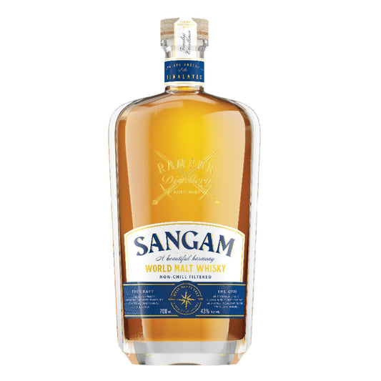 Rampur Sangam World Malt Whisky ABV 43% Vol 700ml / 70cl