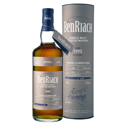 The Benriach 23 Year Old Cask 1995 Bottling Peated / Olorosso Cask Speyside Single Malt Scotch Whisky ABV 51.7% Vol 70cl / 700ml