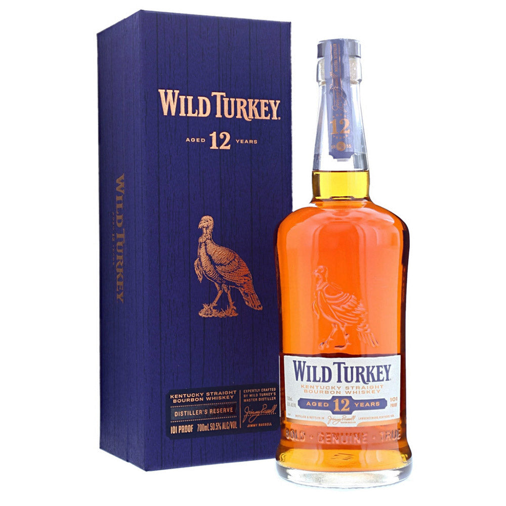 Wild Turkey 12 Year Old Distiller's Reserve Kentucky Straight Bourbon Whiskey 101 Proof ABV 50.5% Vol 700ml / 70cl