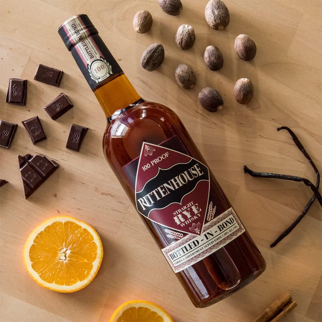 Rittenhouse 100 Proof Straight Rye Whiskey Bottled in Bond ABV 50% Vol 70cl / 700ml