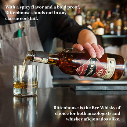 Rittenhouse 100 Proof Straight Rye Whiskey Bottled in Bond ABV 50% Vol 70cl / 700ml