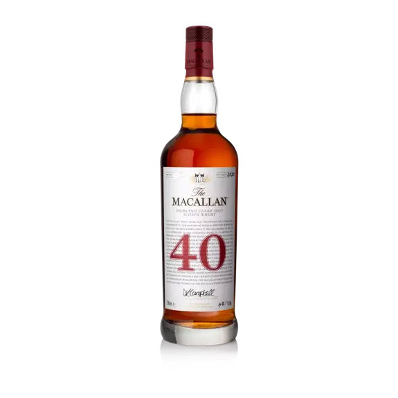 The Macallan Red Collection 40 Year Old Highland Single Malt Scotch Wh ...