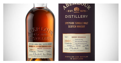 Aberlour 16 Year Old Distill 2005 Sherry Hogshead Cask #214040 Speyside Single Malt Scotch Whisky ABV 56.7% 700ml