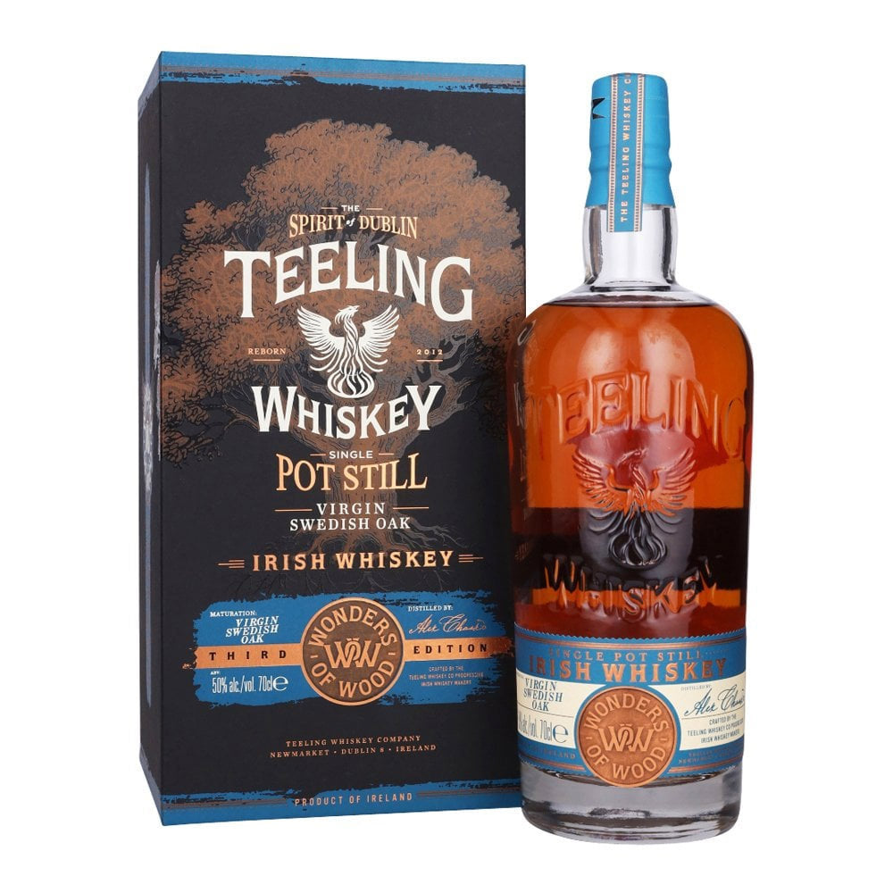 Teeling Wonders Of Wood Third Edition Single Pot Still Virgin Swedish Oak ABV 50% Vol 70cl / 700ml