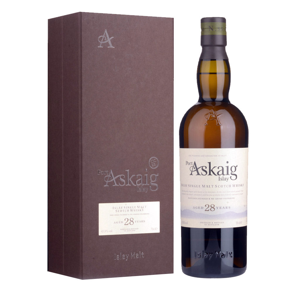 Port Askaig 28 Year Old Islay Single Malt Whisky ABV 45.8% Vol 70cl / 700ml