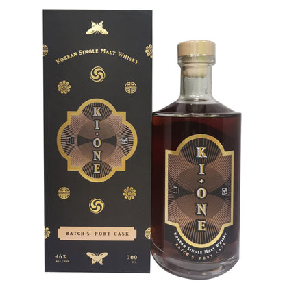 (Bundle Deals) Ki One Batch 1 + Batch 2 + Batch 3 + Batch 4 Smoked + Batch 4 Peated + Batch 5 Port Cask + Batch 6 PX Sherry Korean Single Malt Whisky Vol 70cl / 700ml