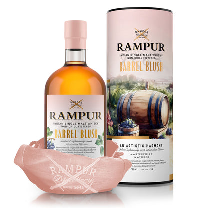 Rampur Barrel Blush Indian Single Malt Whisky ABV 45% Vol 700ml / 70cl