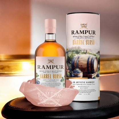 Rampur Barrel Blush Indian Single Malt Whisky ABV 45% Vol 700ml / 70cl